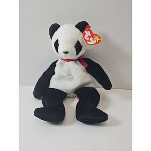 RETIRED Ty Beanie Baby‎ FORTUNE Bear ERRORS With Tags
